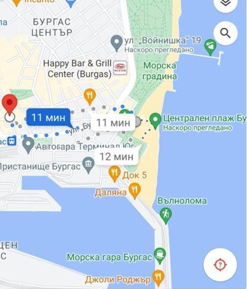 Студио В Центъра На Бургас Apartment Luaran gambar